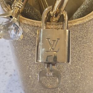 Louis Vuitton Gold Lock And Key #303